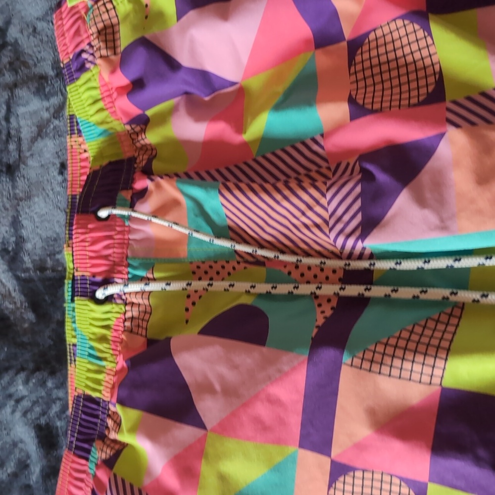 Psycho Bunny Multicolor Patchwork Bathing Suit - image 3